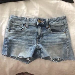 American Eagle super stretch denim shorts